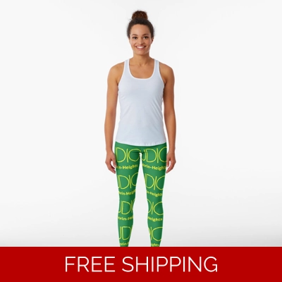 Leggins Irish Green Original Yellow Multi Logo MH
